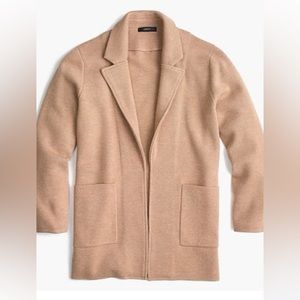 J. CREW 365 Sophie Open Front Blazer Sweater